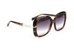 Ana Hickmann AH9449 écaille thé - lunette de soleil femme carrée