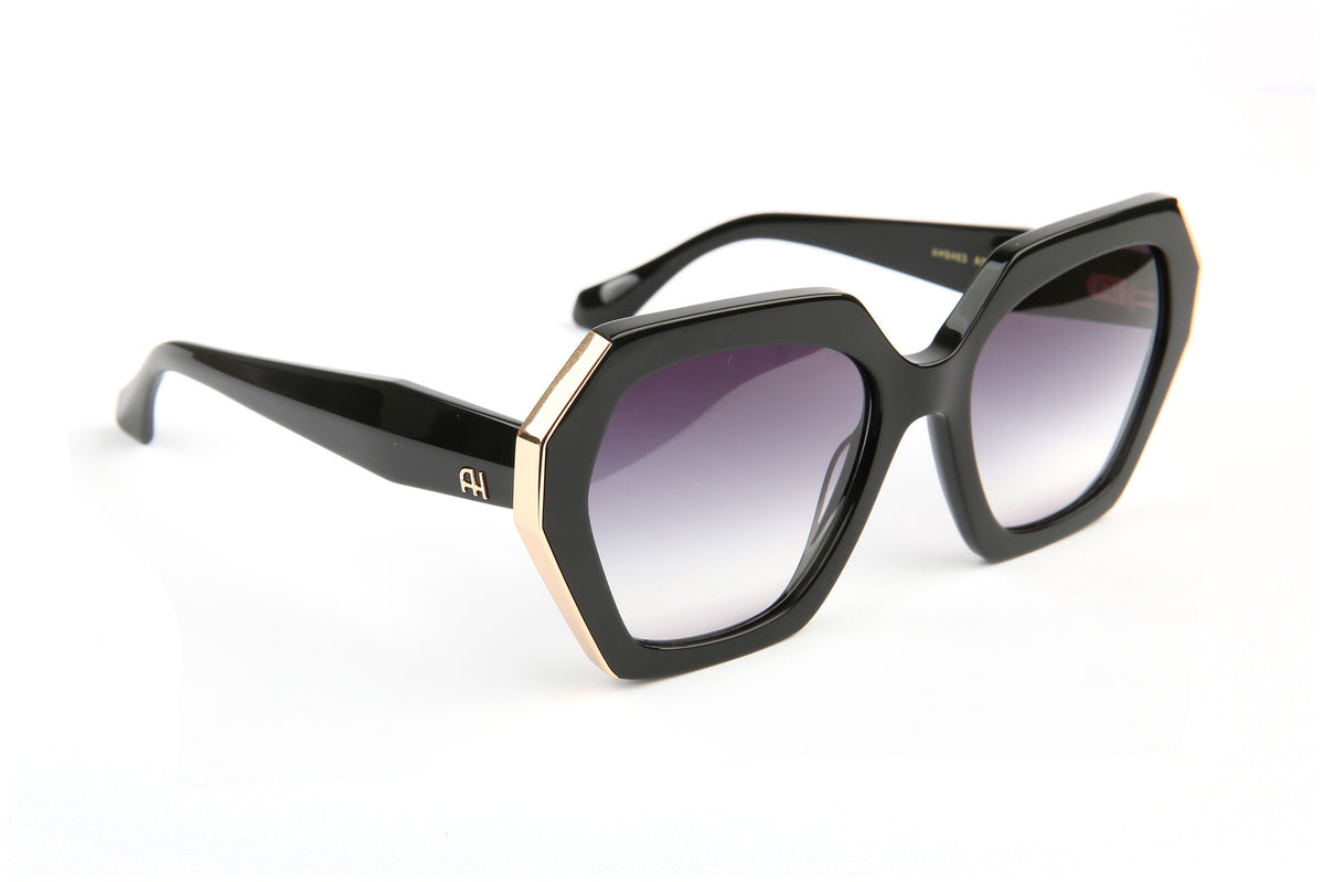 Ana Hickmann AH9463 noir - lunette de soleil femme papillon