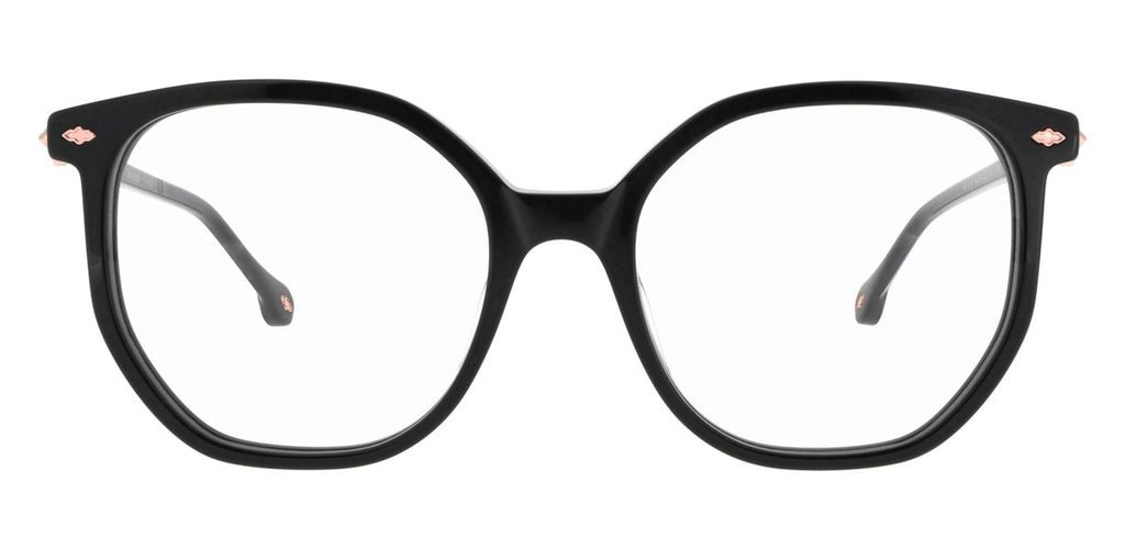 ba&sh BA1076 noir brillant - monture optique femme, vue de face