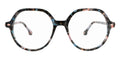 ba&sh BA1077 écaille mouchetée - monture optique femme, vue de face