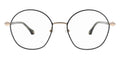 ba&sh BA1079 vert foncé et doré - monture optique femme, vue de face