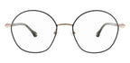 ba&sh BA1079 vert foncé et doré - monture optique femme, vue de face