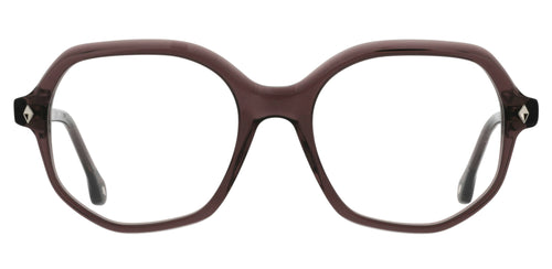 ba&sh BA1085 cristal brun violet - monture optique femme, vue de face
