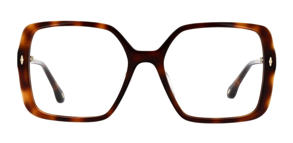 ba&sh BA1095 écaille foncée mouchetée - monture optique femme, vue de face