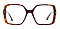 ba&sh BA1095 écaille foncée mouchetée - monture optique femme, vue de face