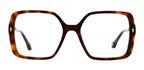 ba&sh BA1095 écaille foncée mouchetée - monture optique femme, vue de face