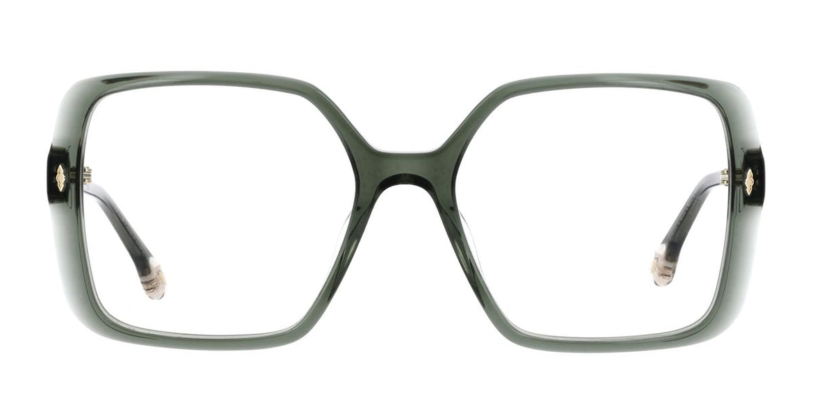 ba&sh BA1095 cristal vert - monture optique femme, vue de face