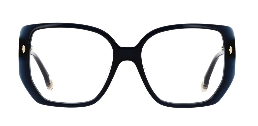 ba&sh BA1096 cristal bleu marine - monture optique femme, vue de face