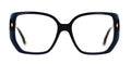 ba&sh BA1096 cristal bleu marine - monture optique femme, vue de face