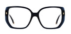ba&sh BA1096 cristal bleu marine - monture optique femme, vue de face