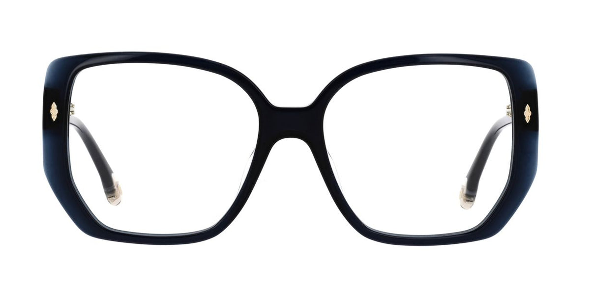 ba&sh BA1096 cristal bleu marine - monture optique femme, vue de face