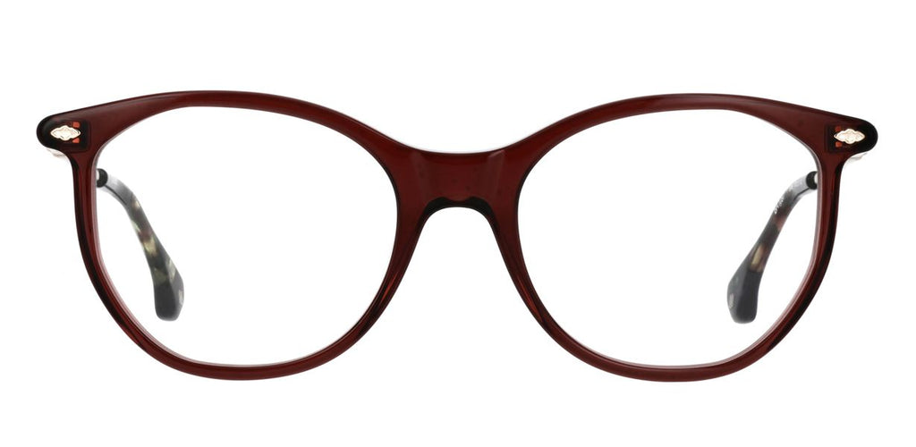 ba&sh BA1097 cristal bordeaux - monture optique femme, vue de face