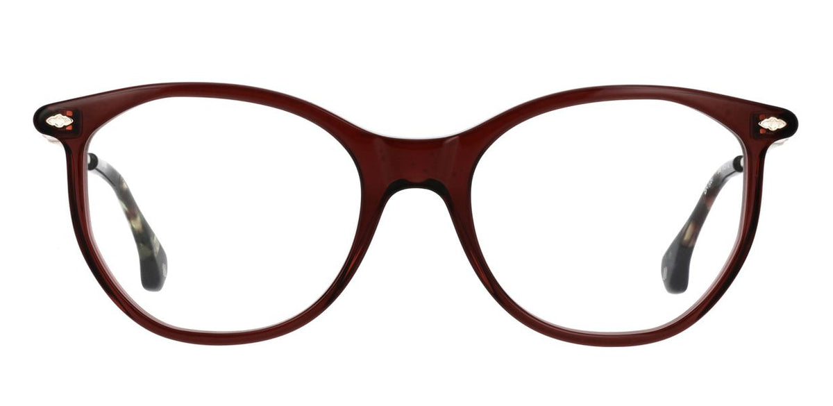 ba&sh BA1097 cristal bordeaux - monture optique femme, vue de face
