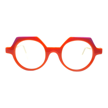 Maison Lune Promenade orange et fuchsia