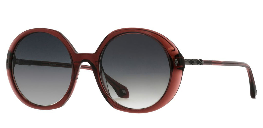 ba&sh Loulou cristal bordeaux - vue de trois quarts
