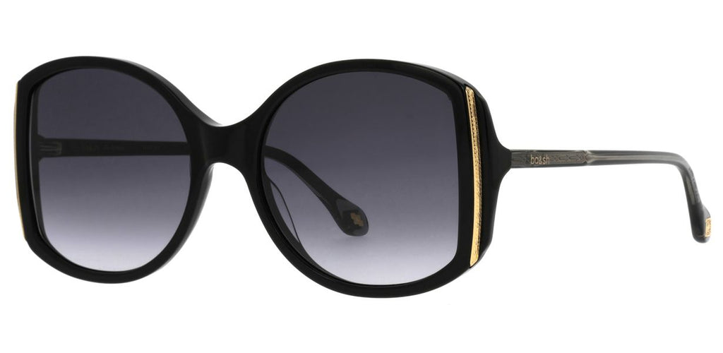 ba&sh Lucy noir brillant - vue de trois quarts