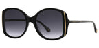 ba&sh Lucy noir brillant - vue de trois quarts