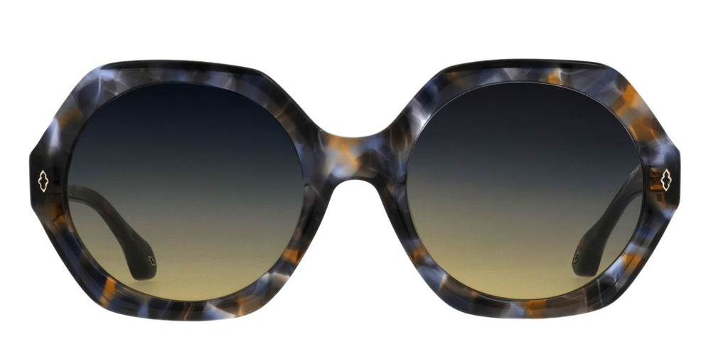 ba&sh Luny écaille mouchetée - lunette de soleil femme, vue de face