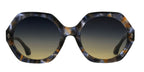 ba&sh Luny écaille mouchetée - lunette de soleil femme, vue de face