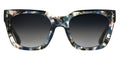 ba&sh Lupita écaille texturée - lunette de soleil femme, vue de face