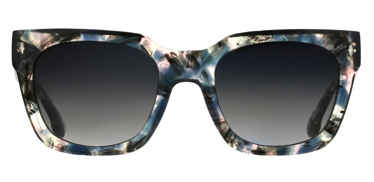 ba&sh Lupita écaille texturée - lunette de soleil femme, vue de face