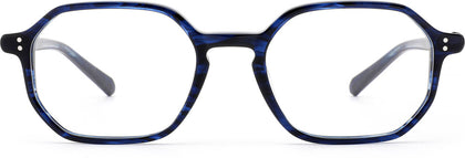 French Retro Alban bleu marbre