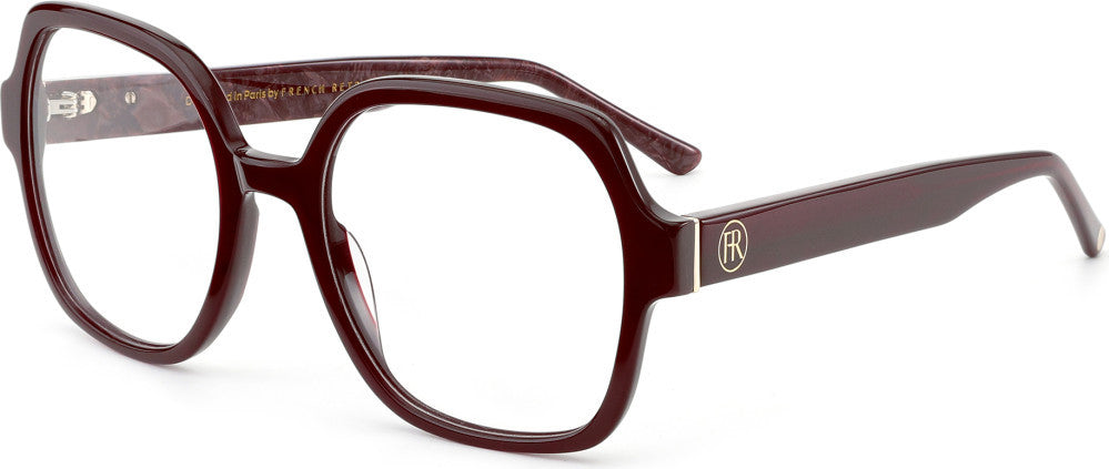 French Retro Alya rouge marbre