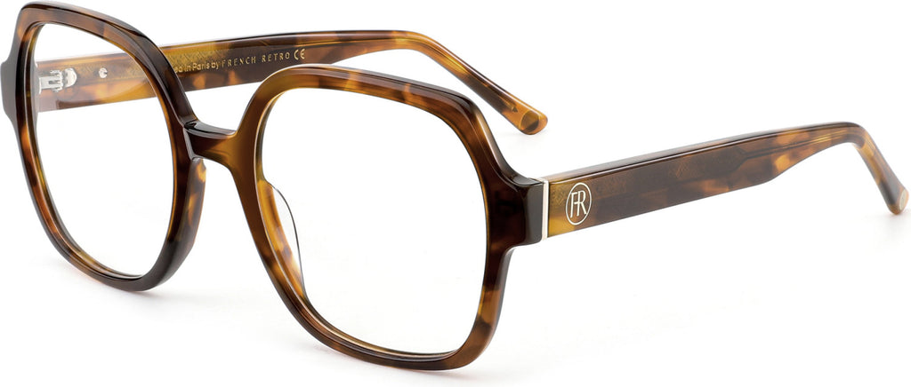 French Retro Alya écaille marron