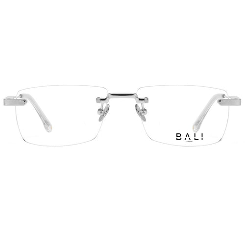 Bali B29 argent - monture optique percée en métal argenté