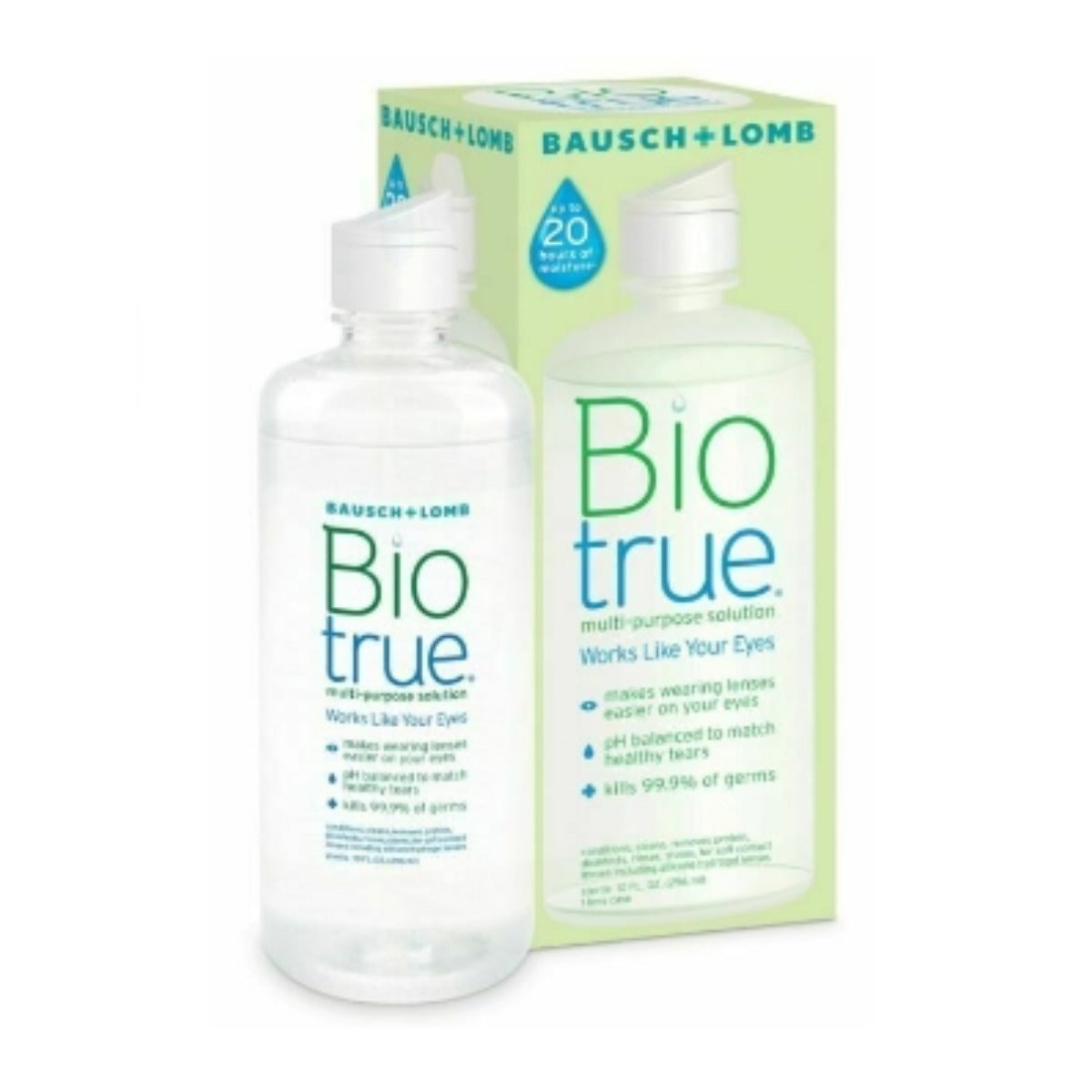 Biotrue 300 ml - solution multifonction pour lentilles souples