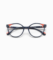 Bleu et orange