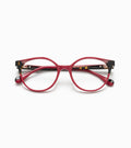Woodys Eulalia rouge - monture optique ronde en acétate