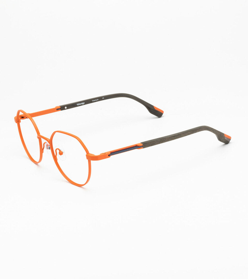 Woodys Hamilton orange - vue de trois quarts