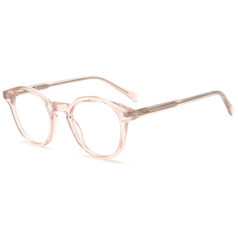 Bali Hill rose translucide - monture optique carrée en acétate