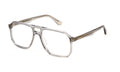Police VPLN21 gris transparent - monture optique homme à double pont