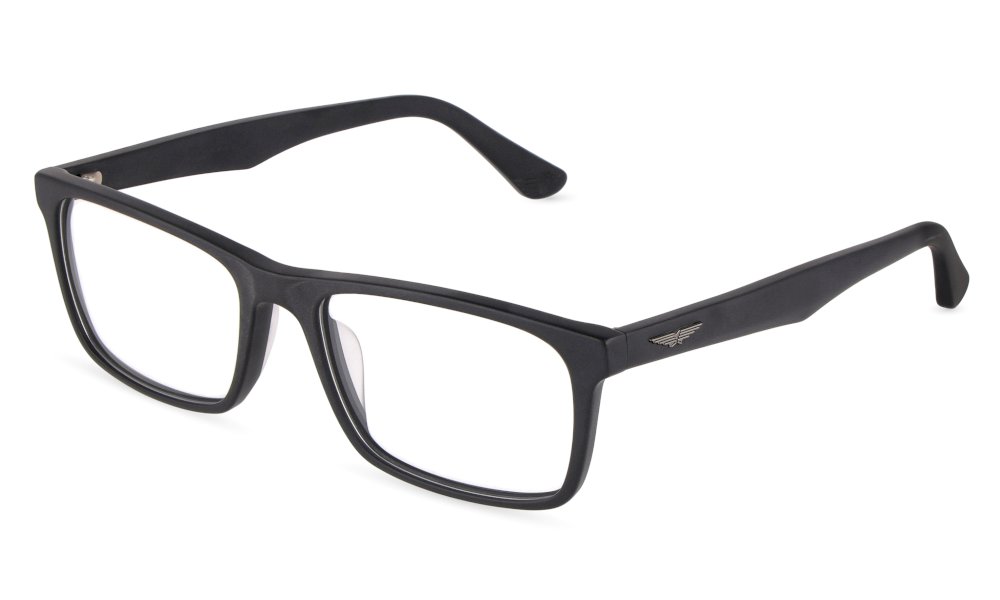Police VPLN16 noir mat - monture optique homme