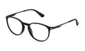 Police VPLL63 noir mat - monture optique homme ronde