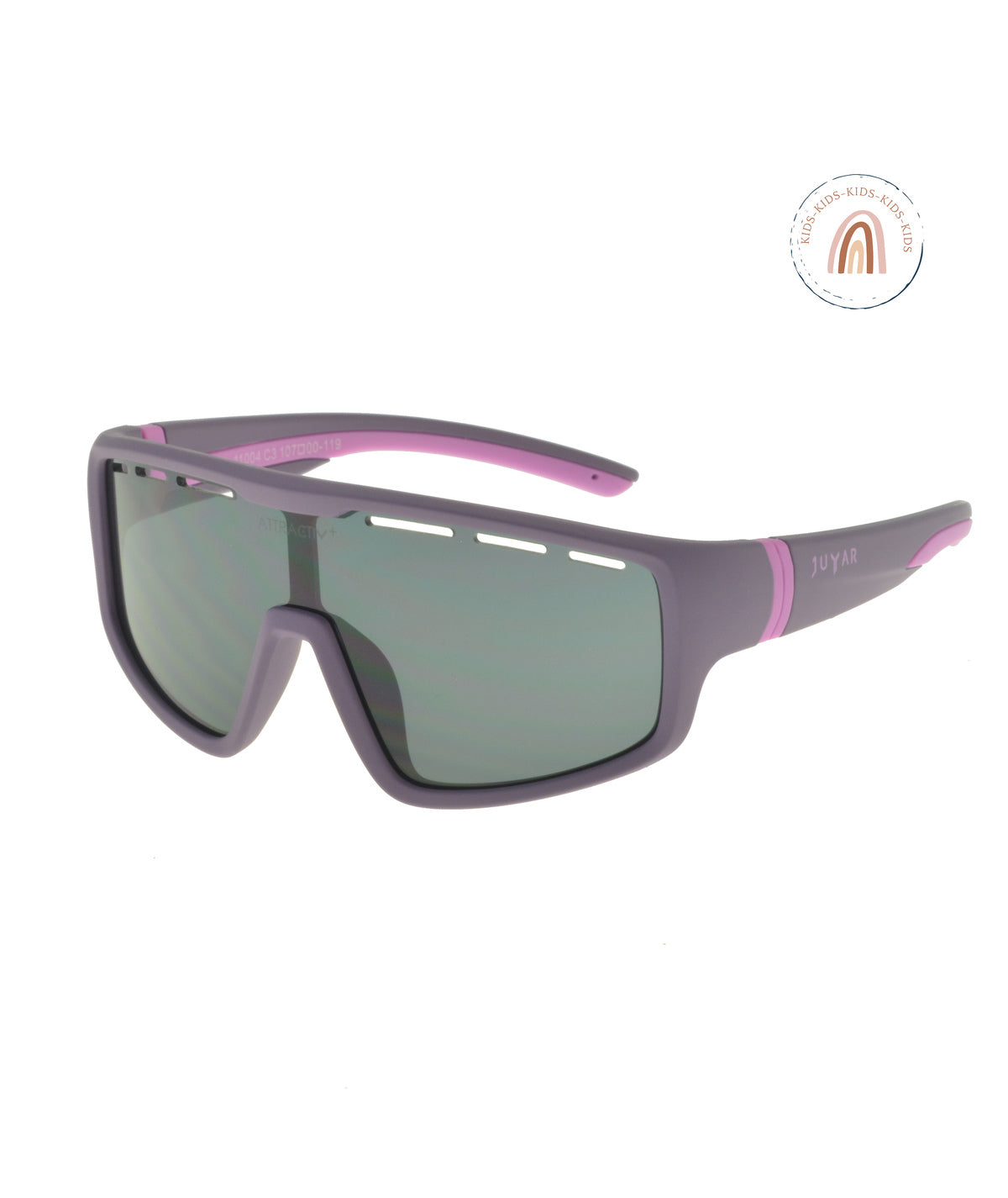 Juyar Pistache violet et rose - lunette de soleil enfant