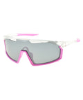 Juyar Sprint rose transparent - masque de soleil sport polarisant
