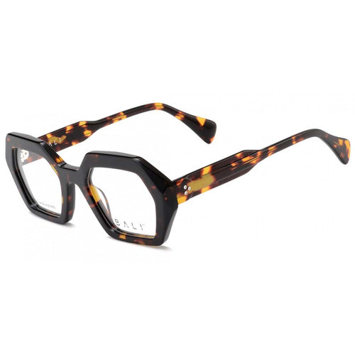 Bali Lemon noir et écaille - monture optique pentagonale en acétate