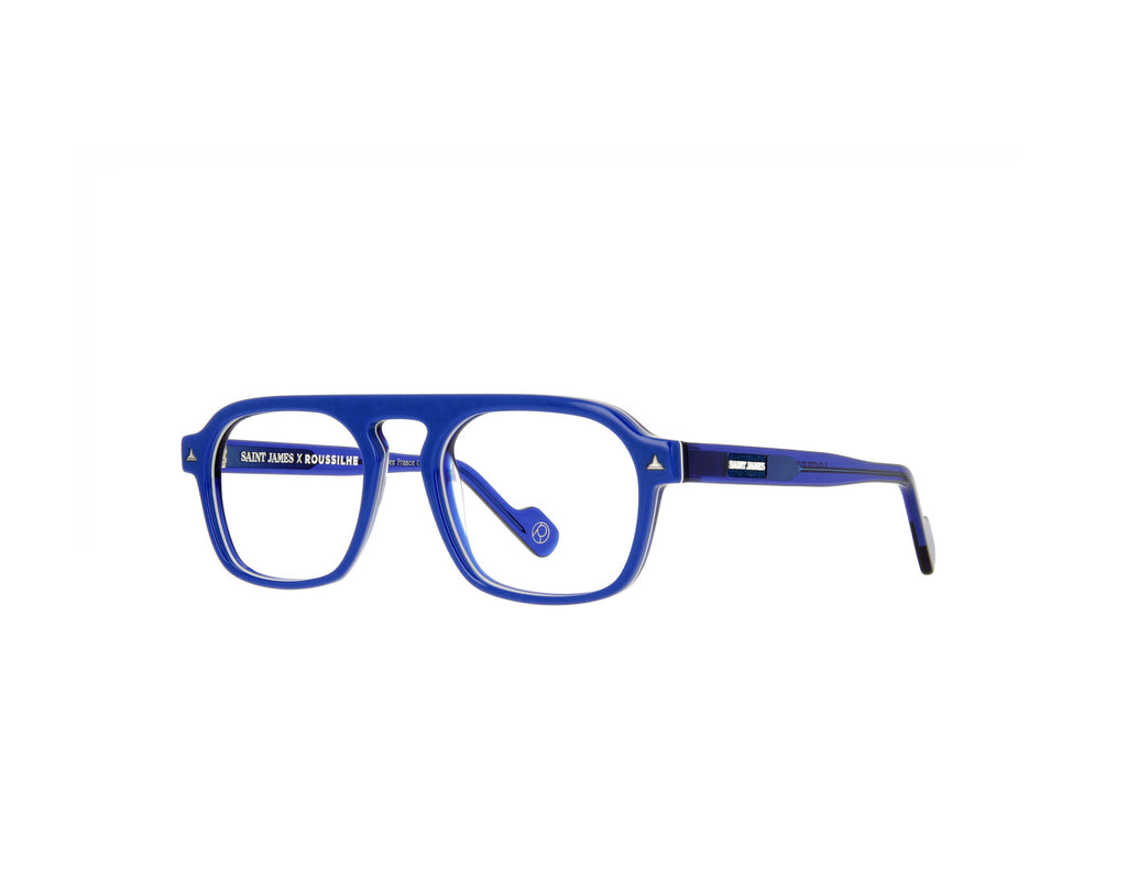 Roussilhe Saint James Loctudy M bleu roi et crème