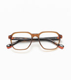 Woodys Luc brun - monture optique pantos en acétate
