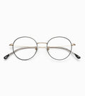 Woodys Maison noir - petite monture optique ronde en métal