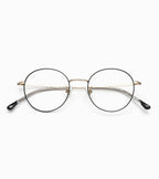 Woodys Maison noir - petite monture optique ronde en métal