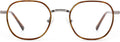 French Retro Melvin écaille marron et gun