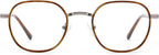 French Retro Melvin écaille marron et gun