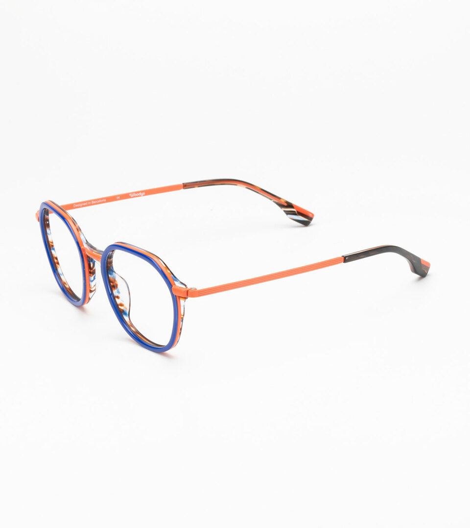 Woodys Murray bleu et orange - vue de trois quarts
