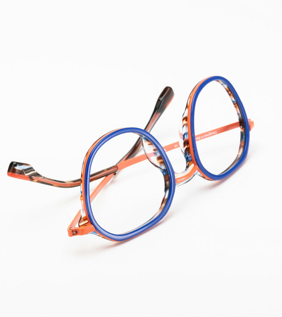 Woodys Murray bleu et orange - détail de la branche