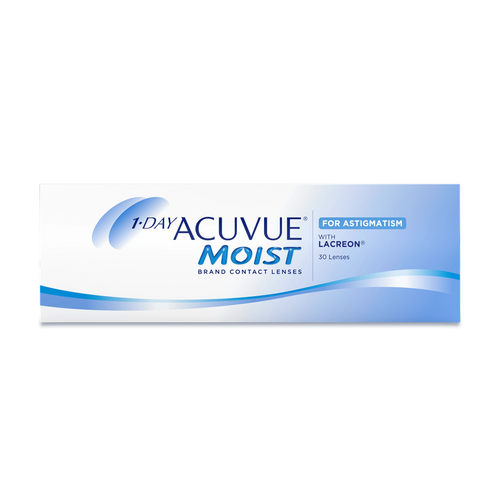 Boîte de lentilles 1-DAY ACUVUE MOIST for ASTIGMATISM