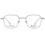 Bali Osaka argent mat - monture optique hexagonale en bêta-titane